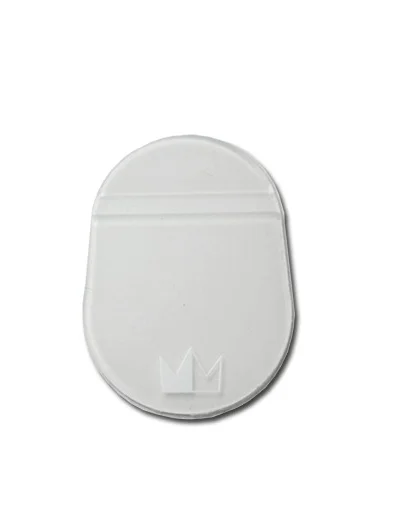 Silverstein Omnipatch Clear Curved наліпка на мундштук,з прорізом, прозора, 0,8 мм