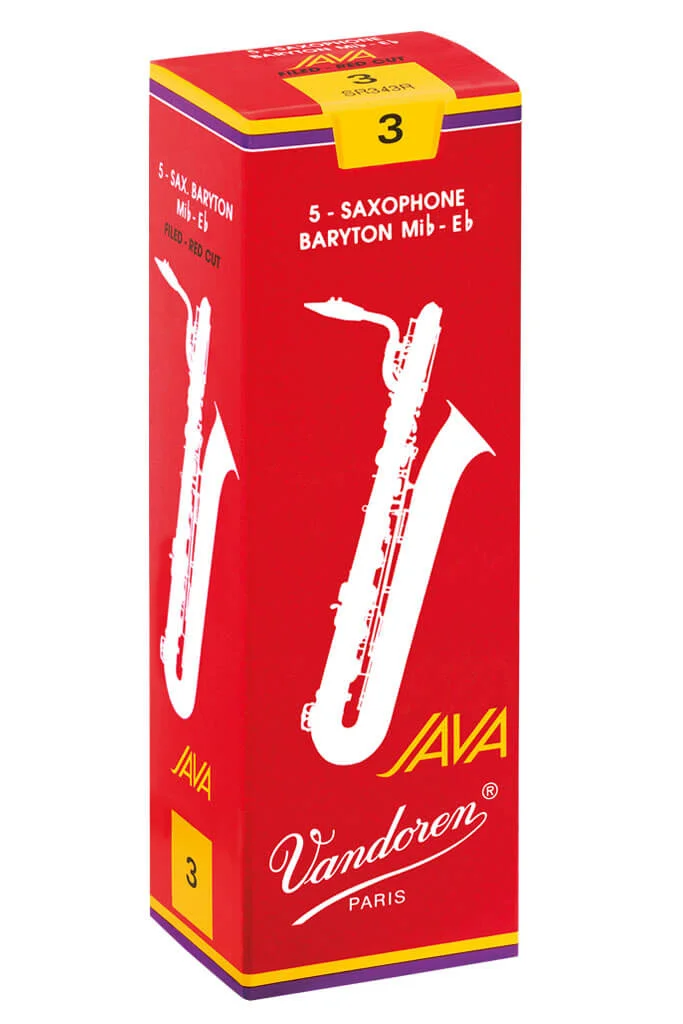 Vandoren JAVA RED CUT SR34R  тростини для баритон-саксофона