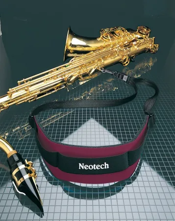 Neotech Soft Regular Wine ремінь для саксофону — фото 3