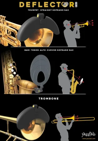 Jazzlab Deflector-Pro  звуковий екран для саксофона,труби та тромбона — фото 1