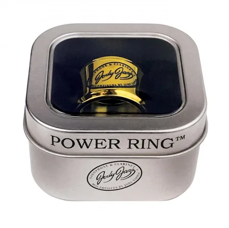 JodyJazz Power Ring gold plated лігатура для альт-саксофона — фото 3