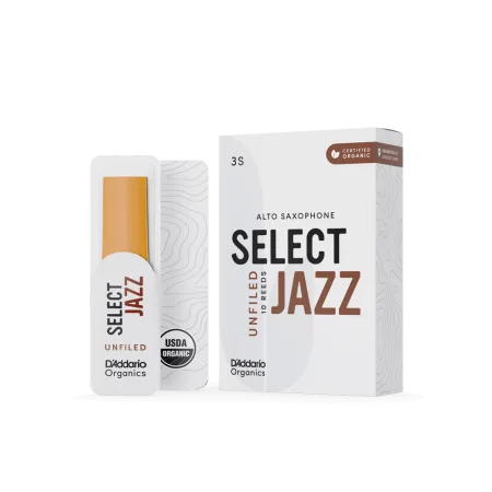 D\'Addario Select Jazz Unfiled тростина для альт-саксофона — фото 1