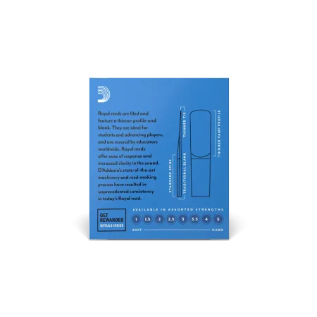 D\'Addario Royal тростина для альт-саксофона — фото 4