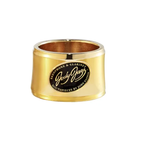 JodyJazz Power Ring gold plated лігатура для альт-саксофона — фото 1
